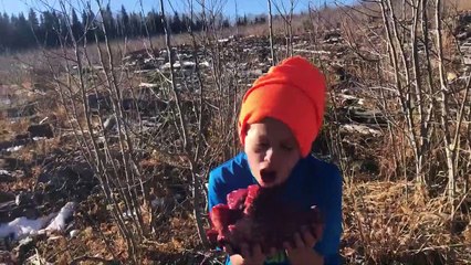 Boy Attempts to Bite Elk Heart as Rite of Passage