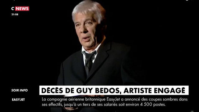 Décès de Guy Bedos, artiste engagé