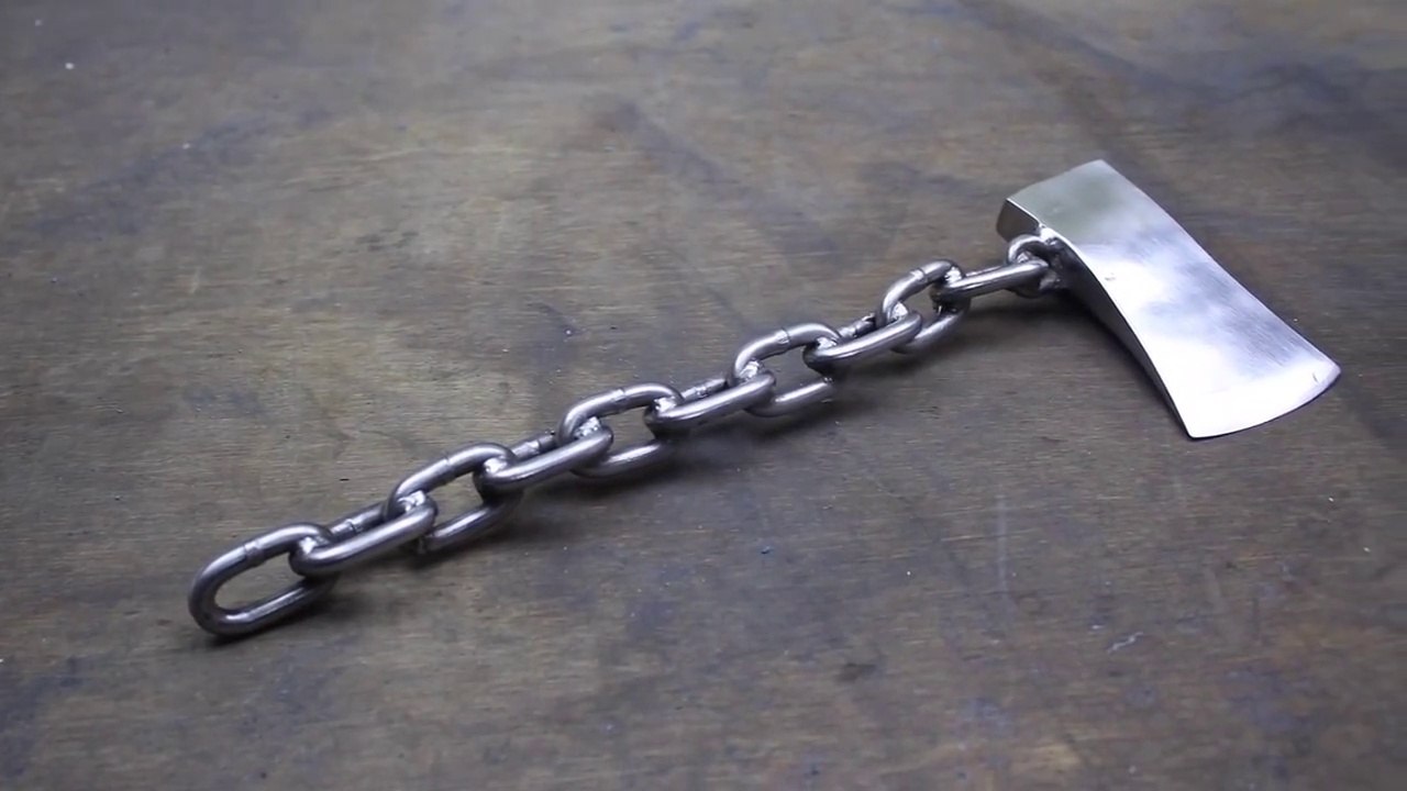 Axe Throwing Chain   Making - Experiment