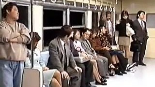 Funny japanese video at the train from always entertain