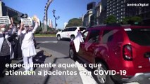 Trabajadores de la salud en Argentina protestan exigiendo mejoras laborales