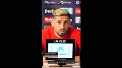 Herrera : "Mon avenir est à l'Atlético"