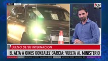 Ginés Gonzales García recibió el alta médica tras su internación