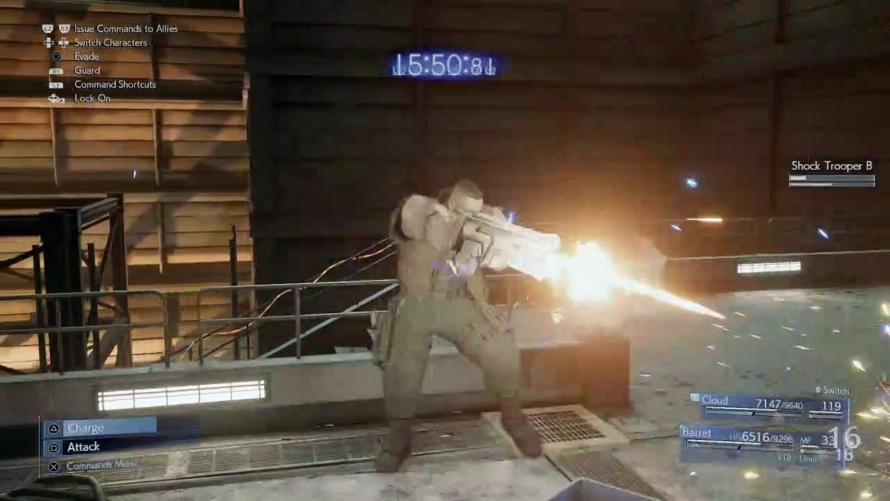 FF7 REMAKE HARD MODE [2ND] PART 2 - CHAPTER 2