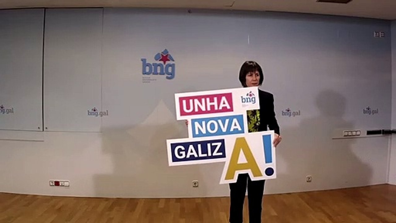 “Unha nova Galiza”, lema de campaña do BNG para simbolizar o cambio galego