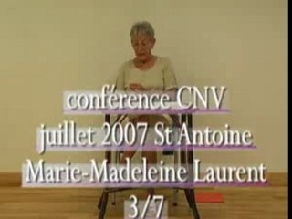 3DE7 CONF CNV ST ANTOINE 07 2007  MARIE-MADELEINE LAURENT