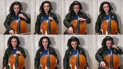 L'intro de K2000 avec 8 violoncelles mais une seule artiste