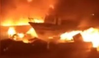 Lampedusa - Barconi dei migranti dati alle fiamme (06.06.20)