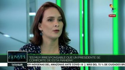 Witcel: Gob. de Bolsonaro mantiene política genocida en la pandemia