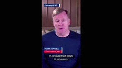 Download Video: Goodell admits NFL was wrong to silence players' race protests