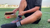 Thử Thách Bóng Đá với đôi giày mới Đỗ Kim Phúc tặng Việt Anh CR7 - đảo Skills ghi bàn như Ronaldo