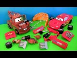 Cars 2 Gear Up and Go Lightning McQueen With Mater Buildable FunToys Review Disney Pixar