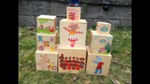 In The Night Garden Ninky Nonk and Pinky Ponk Stacking Blocks