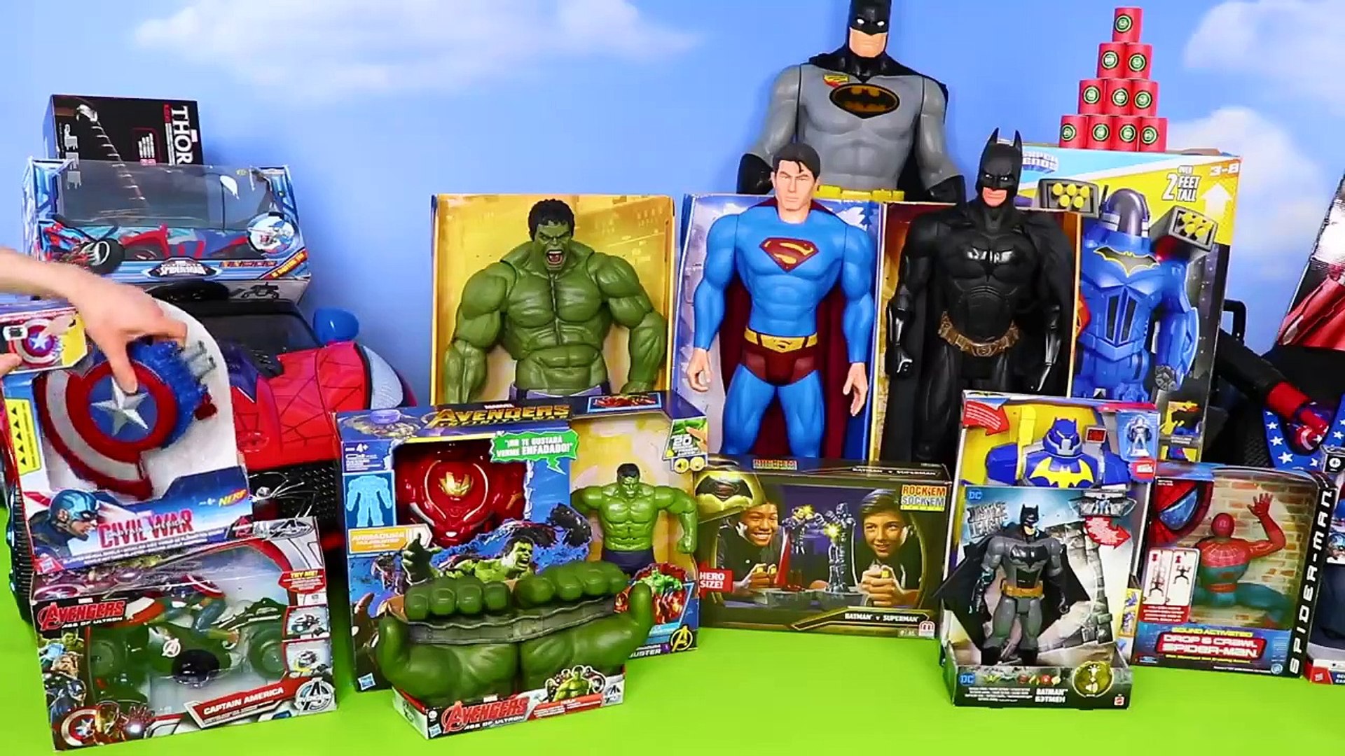 Superhero toy deals videos for toddlers