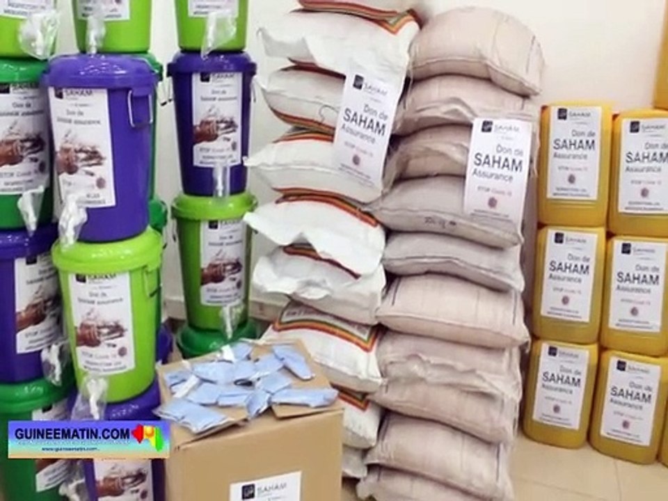 Lutte contre la Covid-19 : Saham Assurance Guinée au secours des plus vulnérables