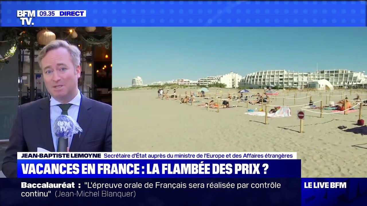 Jean-Baptiste Lemoyne: "Il est temps de pouvoir programmer ses vacances et les préparer"