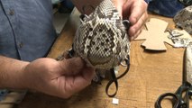 American craftsman turns python skins into face ‘massssks’ in a coronavirus fashion statement