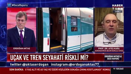 Prof. Dr. Ateş Kara açıkladı! Tren ve uçak seyahati riskli mi?