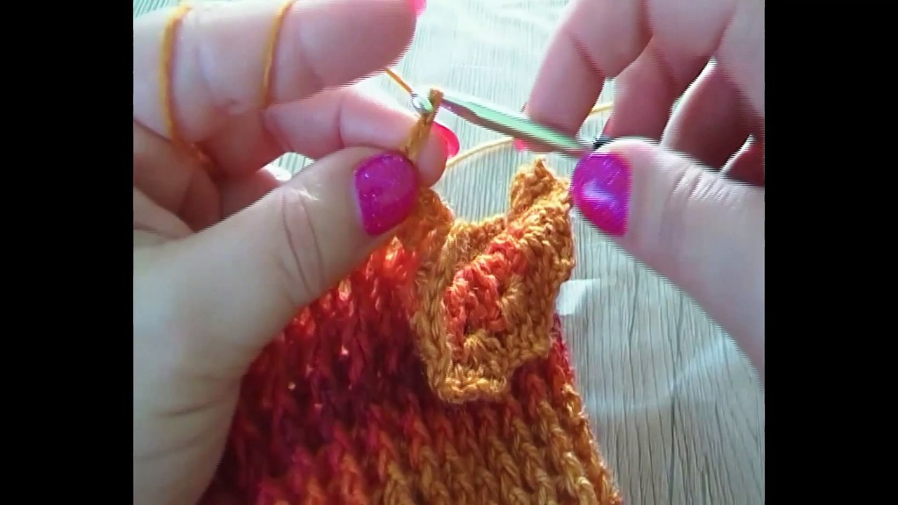 Poncho Herbst Melodie häkeln