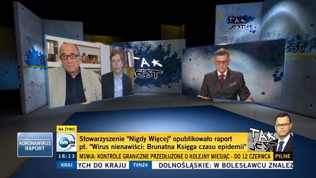 M. Bilewicz i L. Mellibruda o „Brunatnej Księdze” Stow. NIGDY WIĘCEJ (prow. A. Morozowski), 14.05.20