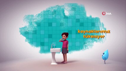 Özge Özpirinçci, çocuklara su tasarrufunun önemini animasyon ile anlattı