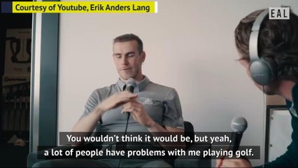 Bale defends his love for golf