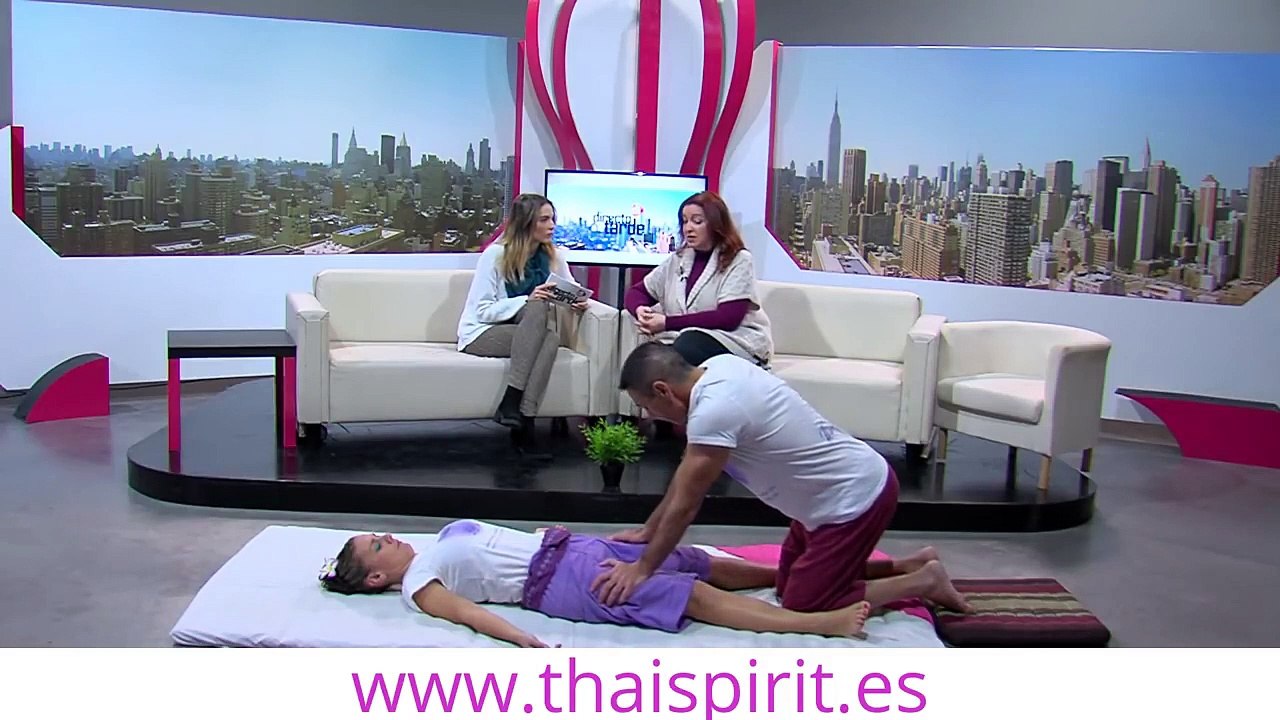 Thai Massage con Thai Spirit  Demostración