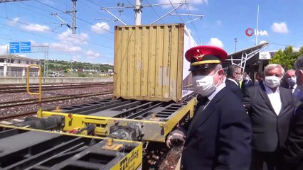 Marmaray'dan geçen tren Tekirdağ'a ulaştı, yolculuğun geri kalan kısmı denizyoluyla tamamlanacak