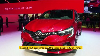 Renault prêt à supprimer 15 000 postes dont 4 600 en France