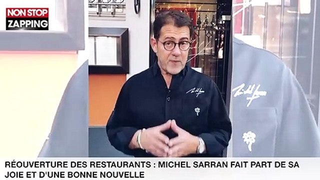 Réouverture des restaurants : Michel Sarran fait part de sa joie et d’une bonne nouvelle (vidéo)