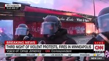 Disturbios en el estado norteamericano Minneapolis tras el asesinato de un ciudadano por policías