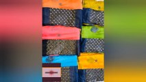 BUY CHIFFON FABRIC SAREE FROM WHOLESALE CLOTHING MARKET IN INDIA | SHOPPING IDEAS | SARI WITH BLOUSE