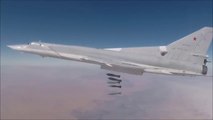 Real Airstrikes Executed by the Russian TU-22M3 and His Escort.