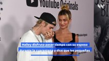 Hailey Bieber está 'creando sus recuerdos favoritos' con Justin en cuarentena