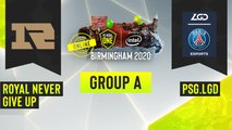 Dota2 - PSG.LGD vs. Royal Never Give Up - Game 2 - ESL One Birmingham 2020 - Group A - China