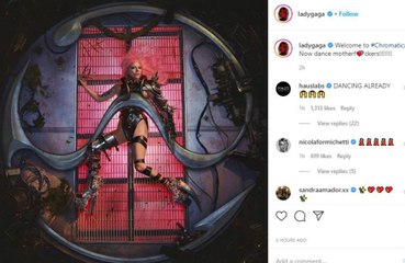 Lady Gaga lança 'Chromatica' e vibra com sucesso de álbum