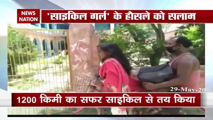Girl cycles from Delhi to Darbhanga to bring injured father home