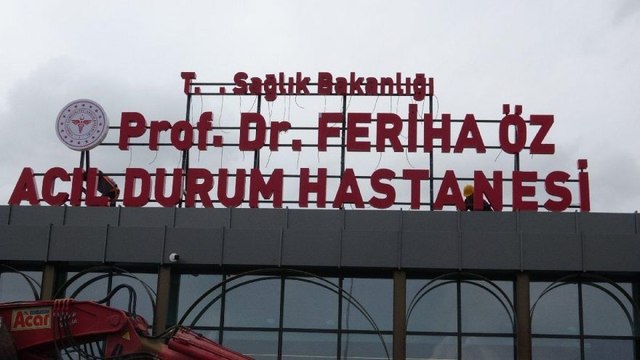 Prof. Dr. Feriha Öz Acil Durum Hastanesi açıldı