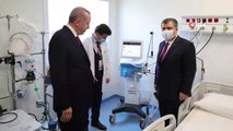 Cumhurbaşkanı Erdoğan, Sancaktepe Prof. Dr. Feriha Öz Acil Durum Hastanesi'nde incelemelerde bulundu