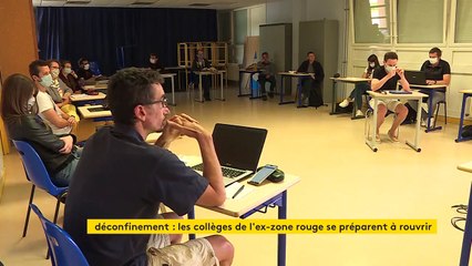 Les collèges de l'ancienne zone rouge se préparent à rouvrir