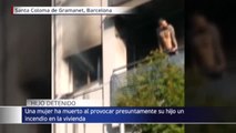 Detenido un joven de 37 años por prender fuego a su vivienda en Santa Coloma de Gramanet con su madre dentro