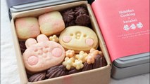 ピスケとうさぎのクッキー缶の作り方[カナヘイ×ひだまりコラボ] Piske & Usagi Butter Cookie Box｜HidaMari Cooking