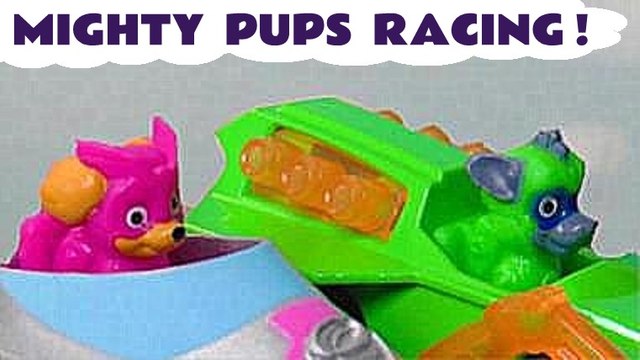 Paw Patrol Mighty Pups Racing Challenge with PJ Masks and the Funny Funlings in this Family Friendly Toy Story Full Episode English Story for Kids from a Kid Friendly Family Channel