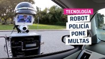 [CH] Robot policía que coloca pinchos en las ruedas y pone multas
