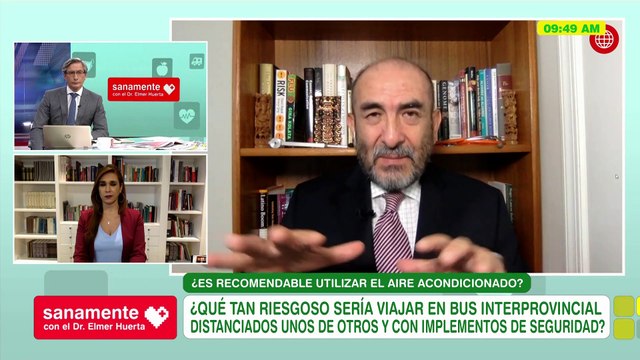 #SanamenteConElDrHuerta - ¿Se debería utilizar aire acondicionado en un bus interprovincial?