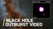Astronomers Catch Black Hole Hurling Material into Space on Video