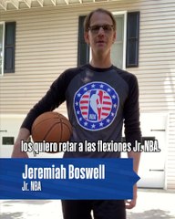 Jr. NBA at Home Push-Up Challenge with Jeremiah Boswell (Spanish Subtitles)