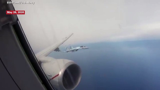 Russian Jets Intercept U.S. Navy Spy Plane Over Mediterranean Sea