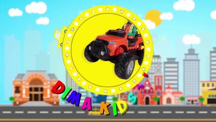 Kids Play Mercedes AMG 63 car stuck in the mud | Dima Kids TV