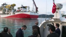 İletişim Başkanı Fahrettin Altun Cumhurbaşkanı Erdoğan’ın Fatih' sondaj gemisini uğurladığı anların görüntüsünü paylaştı